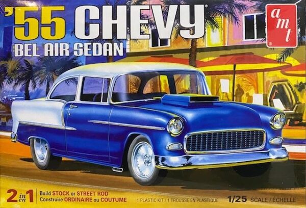 '55 Chevy Bel Air Sedan 1/25 AMT