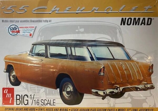 '55 Chevrolet Nomad 2 in 1 Stock or Custom 1/16 kit AMT