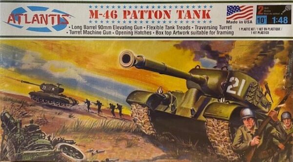 M-46 Patton Tank 1/48 Atlantis