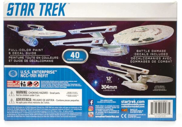 Polar Lights Star Trek U.S.S. Enterprise NCC-1701 Refit - Image 2