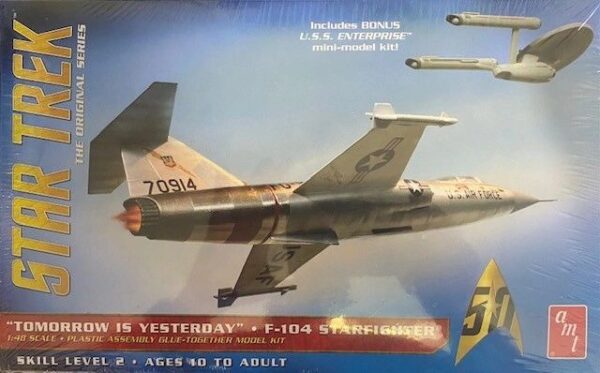 Star Trek " Tomorrow is Yesterday" F-104 Starfighter 1/48 AMT