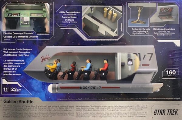 "Star Trek " Galileo Shuttle w/ Full Interior w/Crew Figures - Image 2