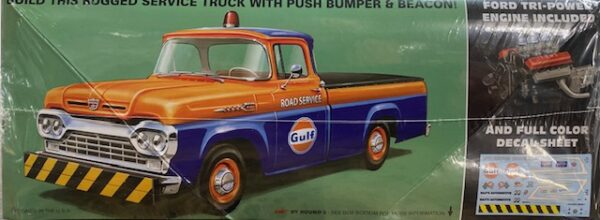 1960 Ford F-100 Pickup 3 in 1 kit with Full Trailer Included AMT - Image 3