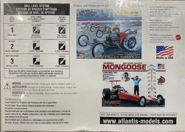 Don Prudhomme's "AA" Snake Fuel Dragster 1/24 Atlantis - Image 4