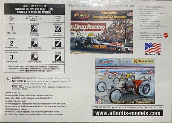 Tom McEwen's "AA" Mongoose Fuel Dragster 1/24 Atlantis - Image 4