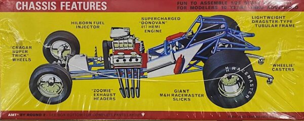 "MOPOWER" Plymouth Funny Car AMT 1/25 - Image 3